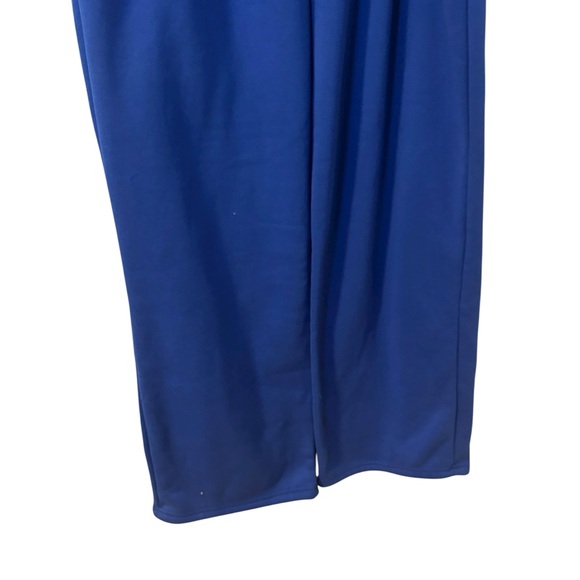 Women’s Y2K Wide Leg Royal Blue Joggers Loungewear Sweat Pants Size 3XL - Picture 4 of 7
